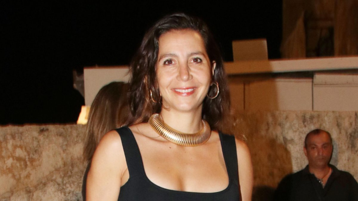 Η Αίθρα Λυκουρέζου σε έξοδό της