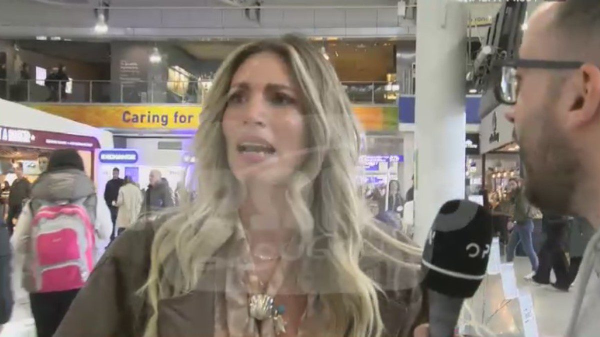 Η Αθηνά Οικονομάκου στην κάμερα της εκπομπής Πρωινό Σουσου