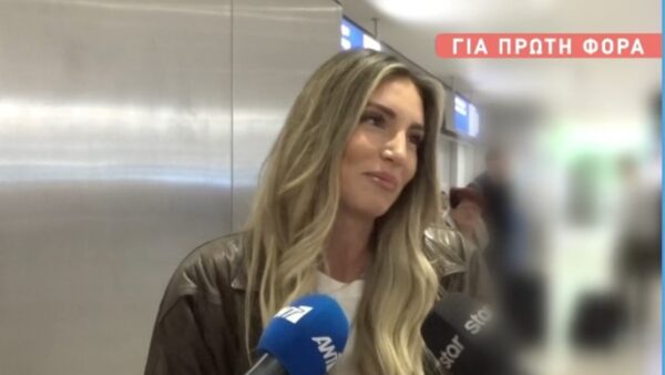 Η Αθηνά Οικομάκου σε τηλεοπτικές δηλώσεις της