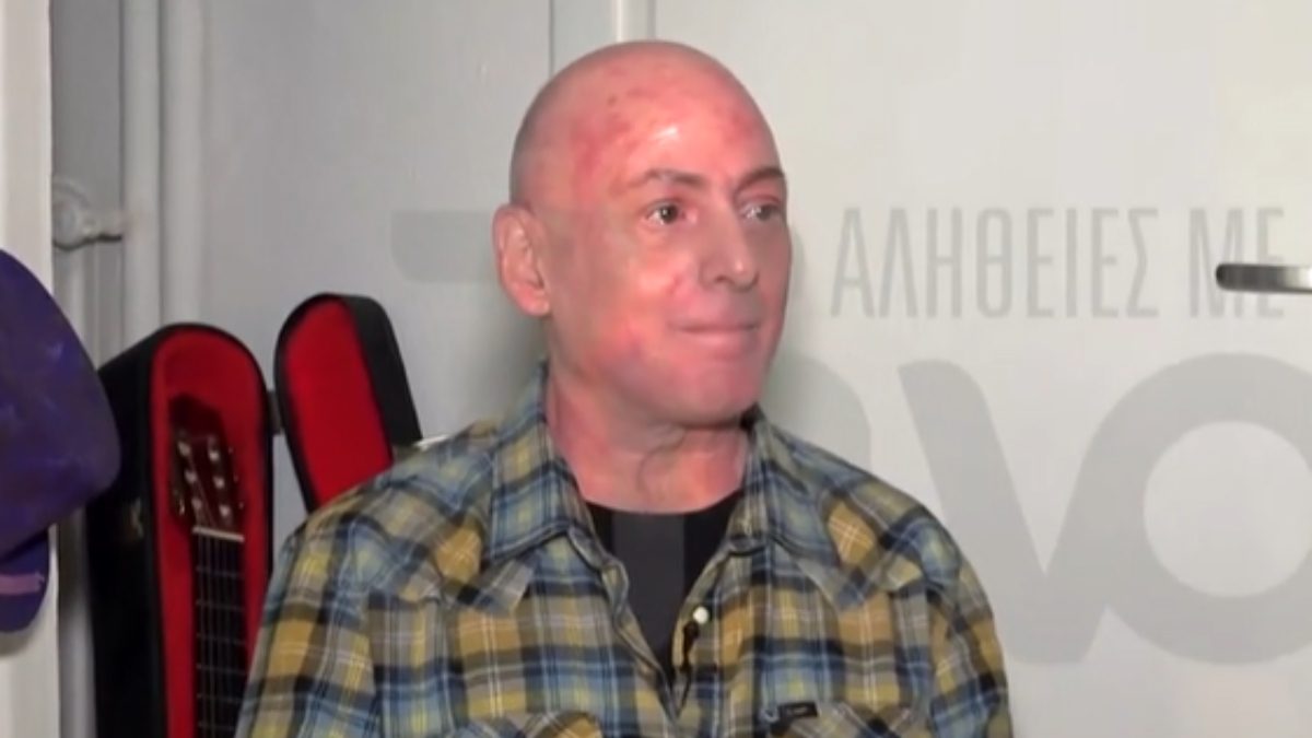 Ο Γιώργος Λαμπάτος στην κάμερα του σταρ