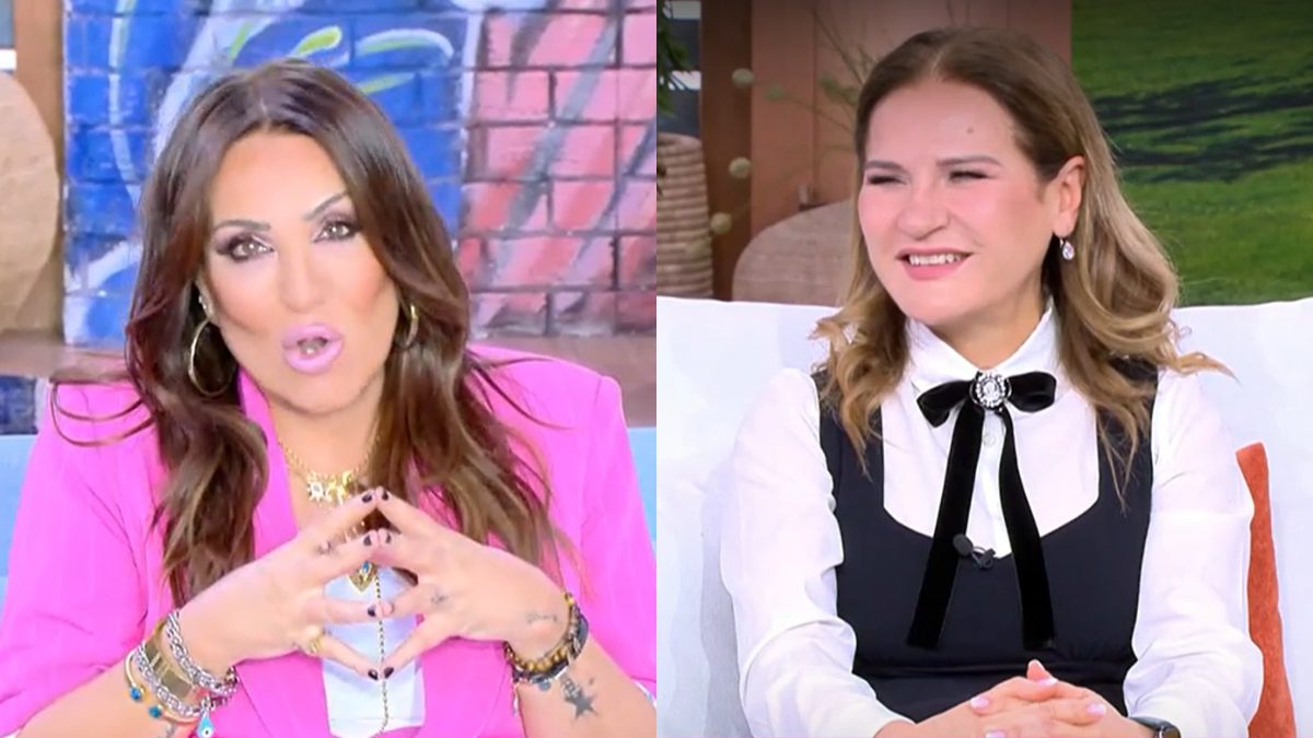 Η Γερμναού με τη Μάλφα το πλατό του καλύτερα δε γίνεται