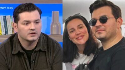 Ο Γιάννης Απέργης με τη σύζυγό του