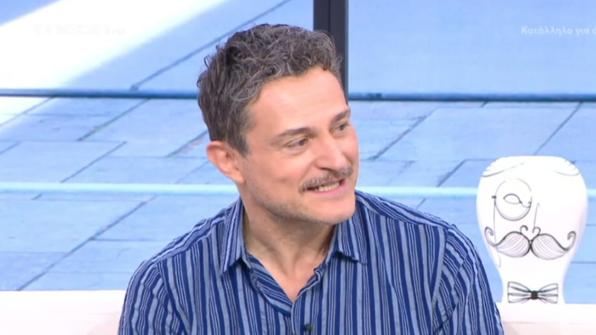 Ο Γιώργος Καραμίχος στο πλατό του Χαμογέλα και Πάλι