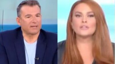 Ο Γιώργος Λιάγκας και η Σίσσυ Χρηστίδου