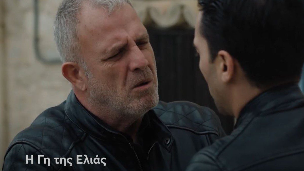 Ο Στάθης και ο Κουράκος στη σειρά Η γη της ελιάς