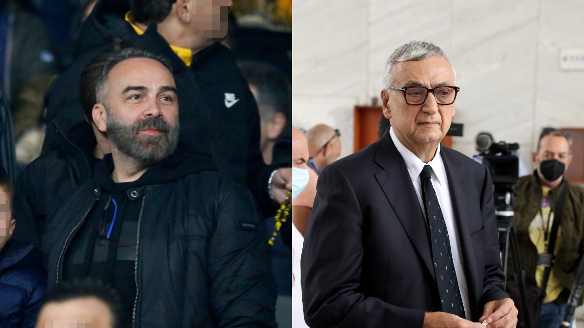 Ο Γρηγόρης Γκουντάρας και ο Δημήτρης Σούρας