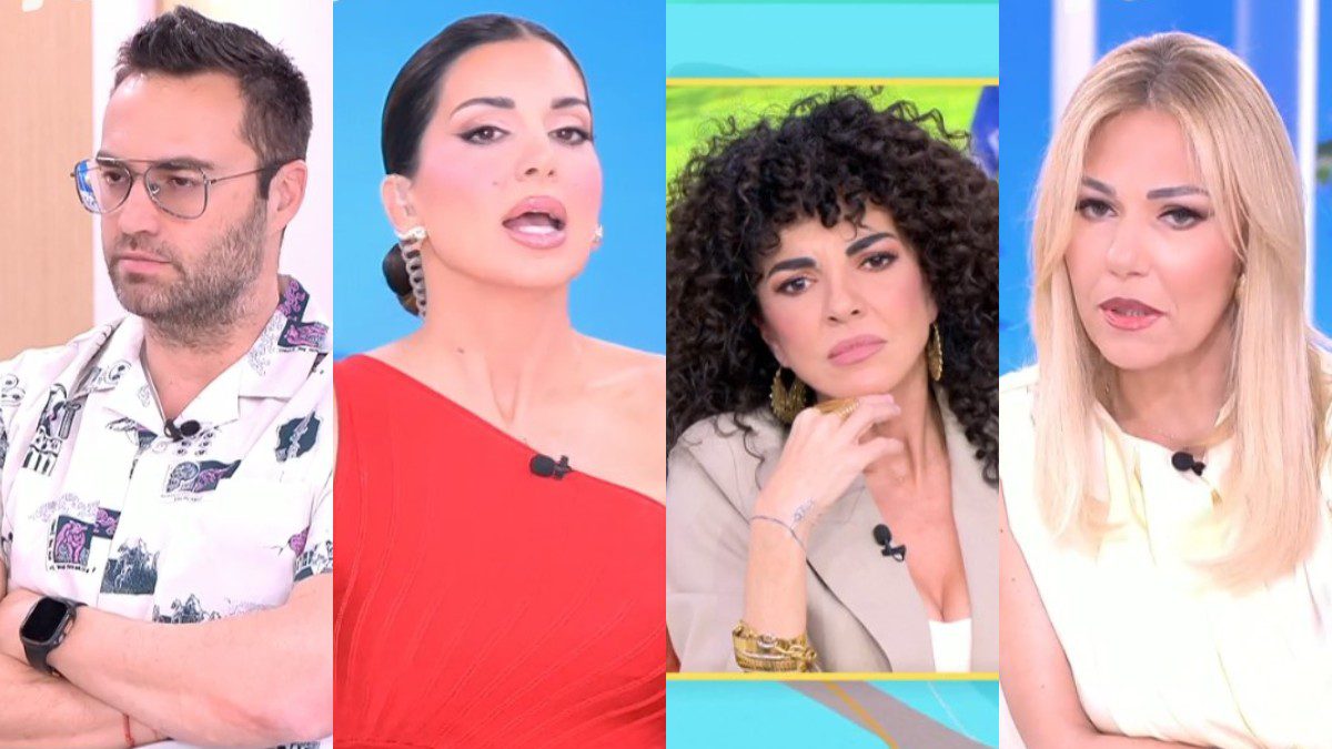 Το πάνελ του Happy Day σχολιάζοντας την Μαρία Σολωμού