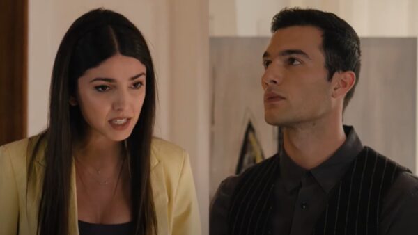 Η Βασιλική και ο Μιλτιάδης από τη σειρά "Η γη της ελιάς"