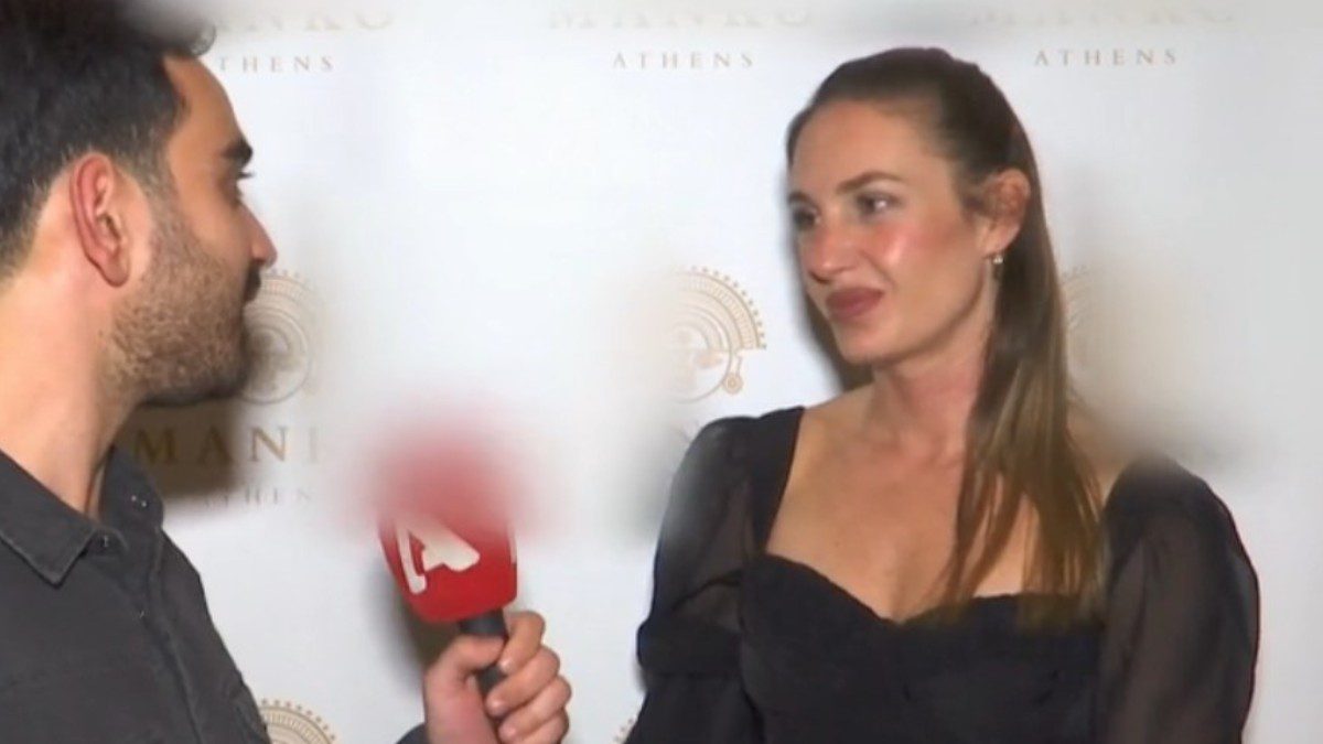 Η Κατερίνα Δαλάκα μπροστά στην κάμερα του Happy Day