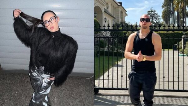 Η Klavdia με τον σύντροφό της, Oge