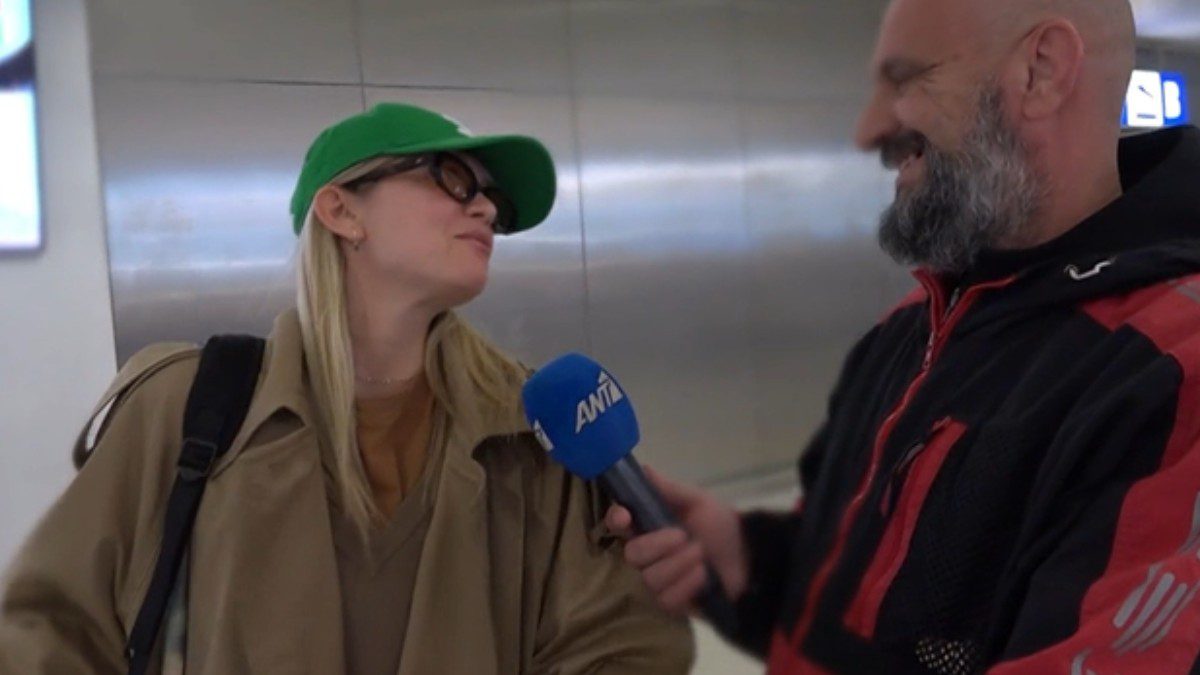 Η Κλέλια Ανδριολάτου στην κάμερα του Πρωινού