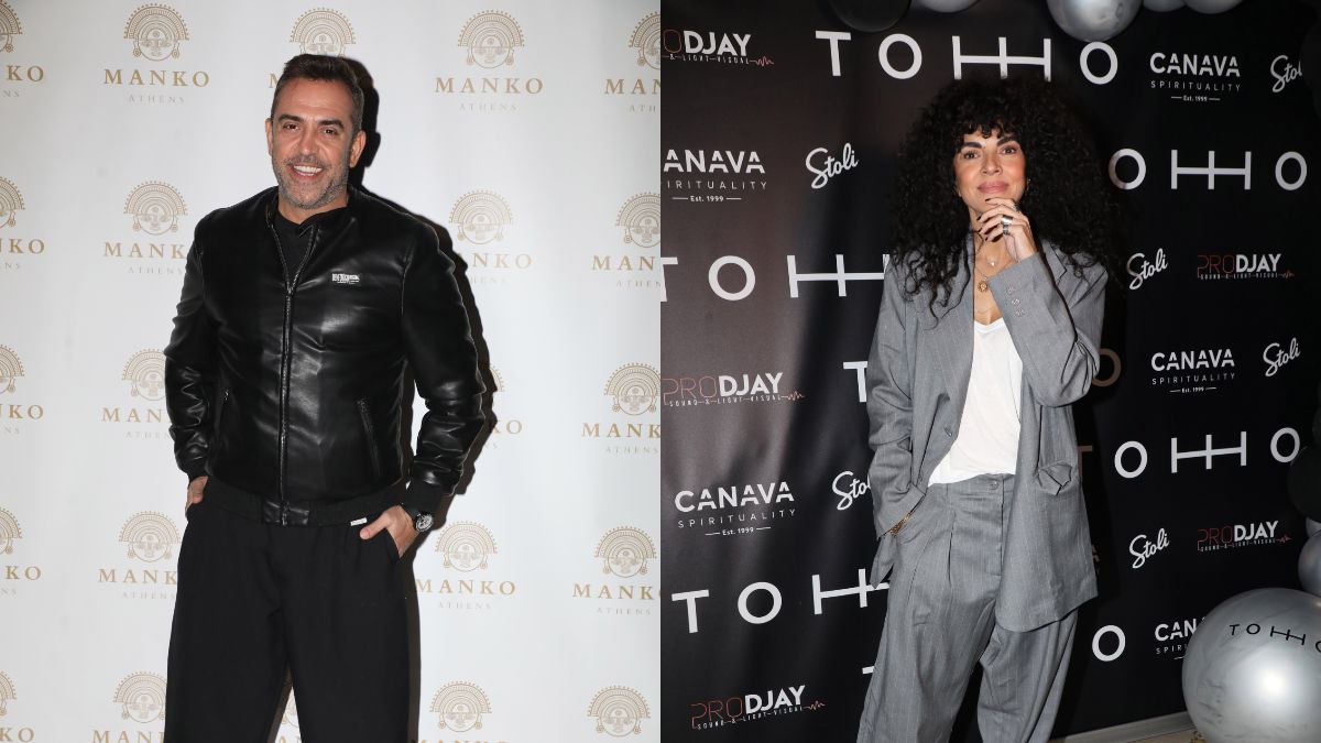 Ο Στέφανος Κωνσταντινίδης και η Μαρία Σολωμού