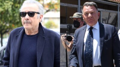 Ο Λάκης Λαζόπουλος και ο Αλέξης Κούγιας