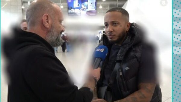 Ο Light μιλώντας στην κάμερα του Πρωινού του ΑΝΤ1