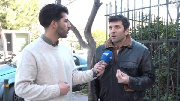 Ο Δημήτρης Μοθωναίος στην κάμερα του Πρωινού του ΑΝΤ1