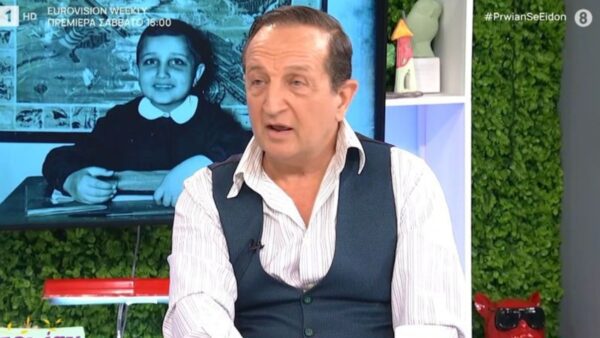 Ο Σπύρος Μπιμπίλας στο πλατό της εκπομπής Πρωίαν σε είδον