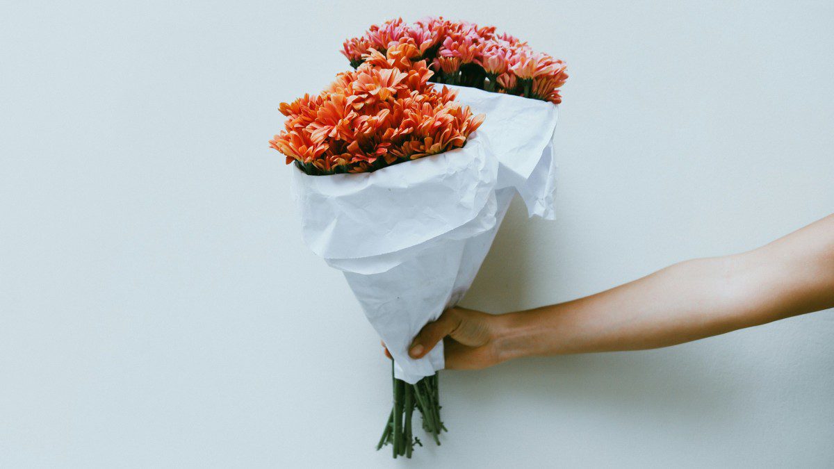 Ένα Μπουκέτο λουλούδια