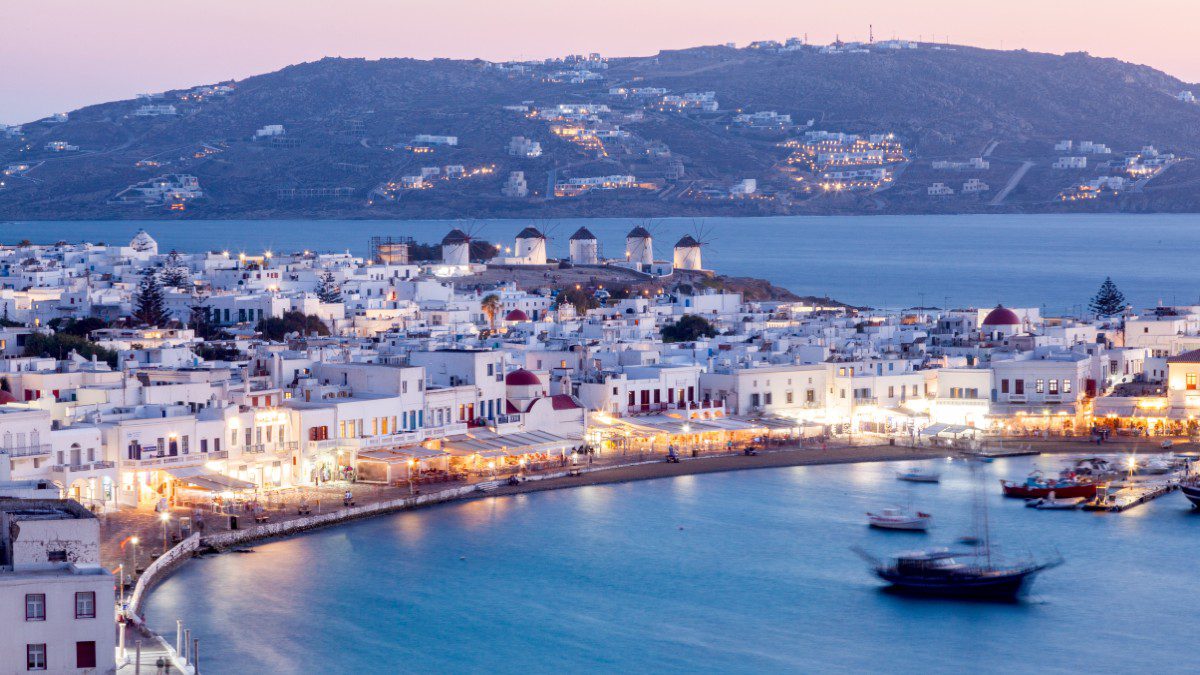 H Μύκονος από ψηλά