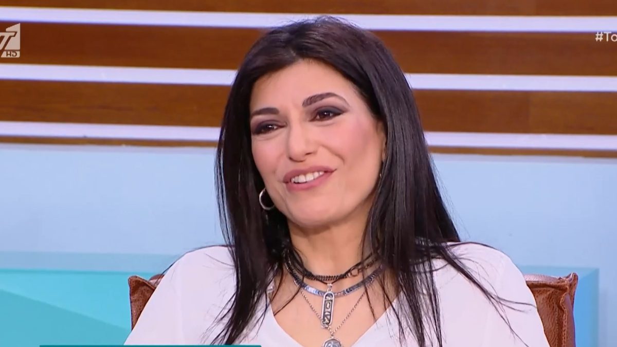 Η Νικολέτα Κοτσαηλίδου στο πλατό του αντ1