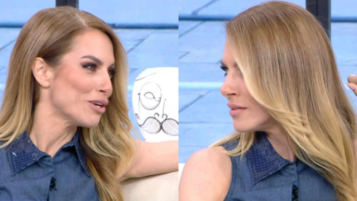 Η Ντορέττα Παπαδημητρίου στο πλατό του Χαμογέλα και Πάλι