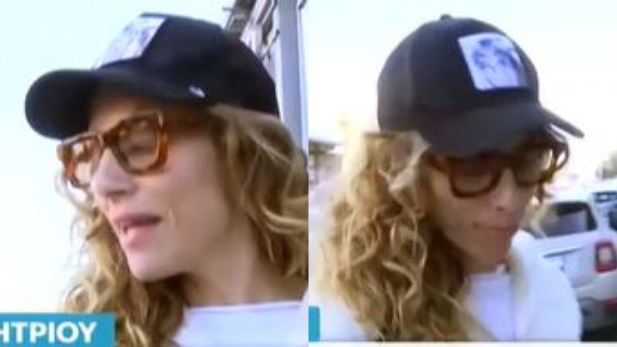 Η Ντορέττα Παπαδημητρίου στην κάμερα