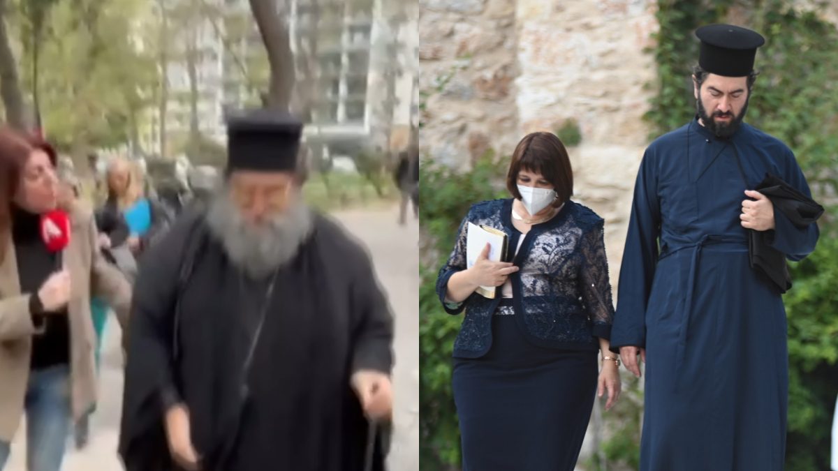 Ο πατέρας Ευάγγελος και η πατέρας Αντώνιος