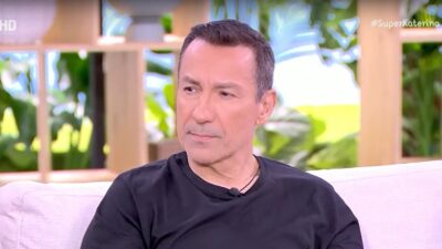 Ο Πέτρος Ίμβριος στο πλατό του Super Κατερίνα