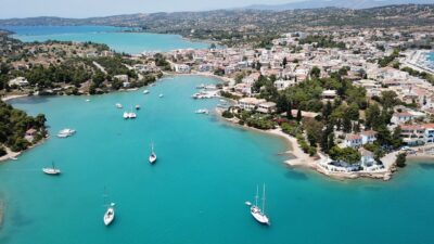 Tο Πόρτο Χέλι από ψηλά