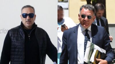 Ο Σφακιανάκης (αριστερά) ο Κούγιας (δεξιά)