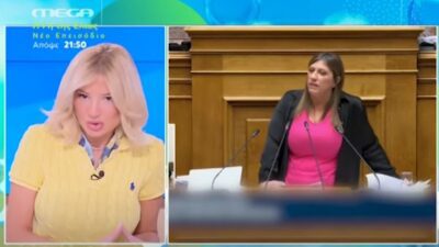 Η Φαίη Σκορδά στο Buongiorno