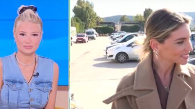 Η Φαίη Σκορδά και η Αθηνά Οικονομάκου