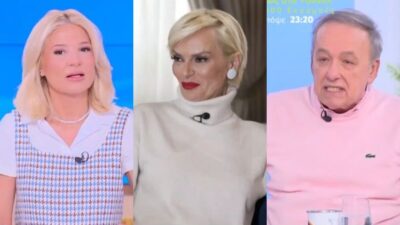 Η Φαίη Σκορδά, η Έλενα Χριστοπούλου και ο Ανδρέας Μικρούτσικος