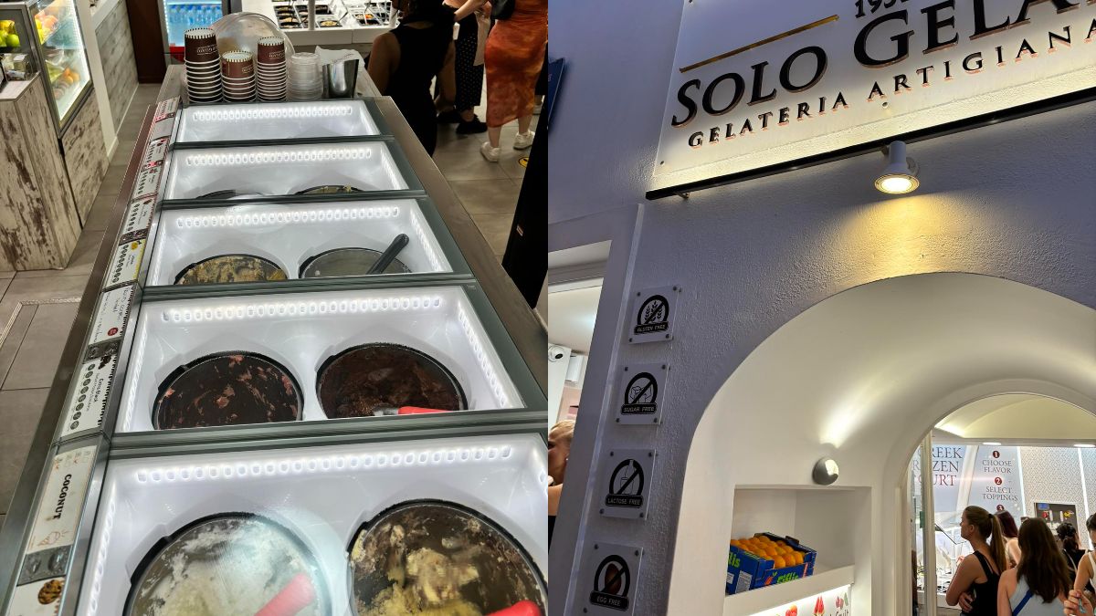 χειροποίητο Ιταλικό παγωτό στα Φηρά