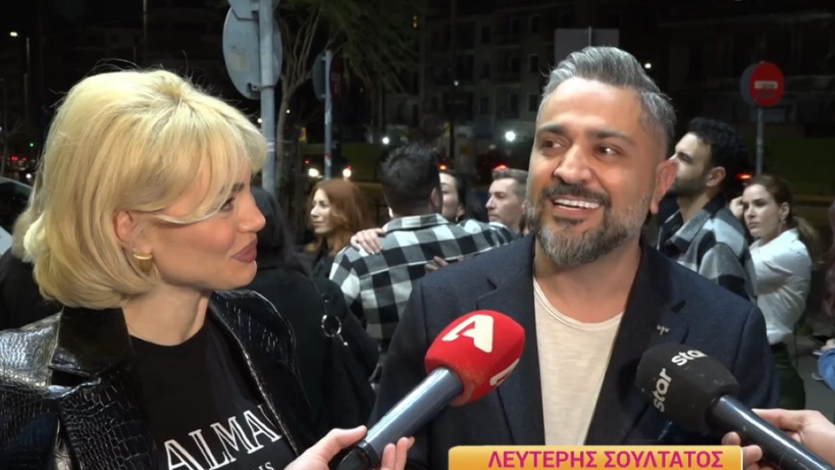 Ο Λευτέρης Σουλτάτος στην κάμερα του Happy Day