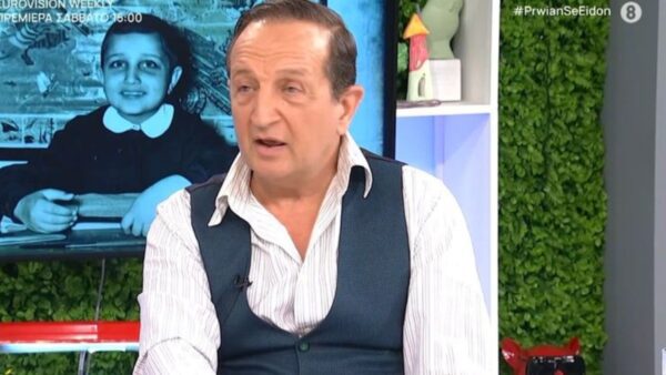 Ο Σπύρος Μπιμπίλας στο πλατό της εκπομπής Πρωίαν σε είδον