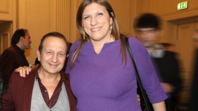 Ο Σπύρος Μπιμπίλας και η Ζωή Κωνσταντοπούλου