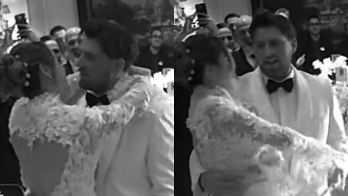 Η Τάμτα Μαστοράκη στον γάμο της