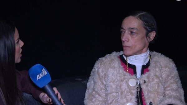 Η Έλενα Τοπαλίδου στην κάμερα του Πρωινό