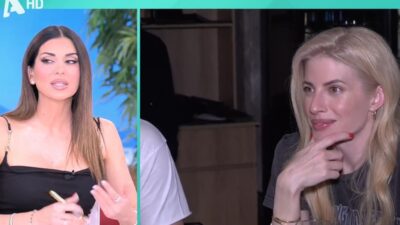 Η Σταματίνα Τσιμτσιλή και η Ευαγελία Αραβανή