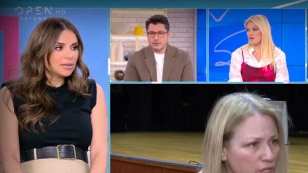 Η Ελένη Τσολάκη στον αέρα της εκπομπής Πρωινό ΣουΣου στο Open