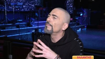 Ο Βαλάντης στην κάμερα του Happy Day