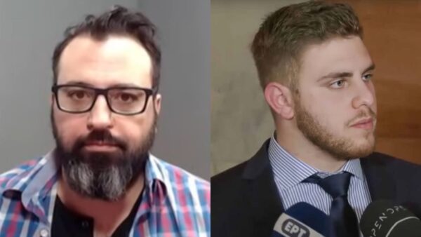 Ο Βαγγέλης Βλάχος και ο Ανδρέας αλυκανιώτης σε κολάζ