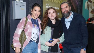 Άννα Μενενάκου, Σωτήρης Τσαφούλιας με την κόρη του, Δέσποινα