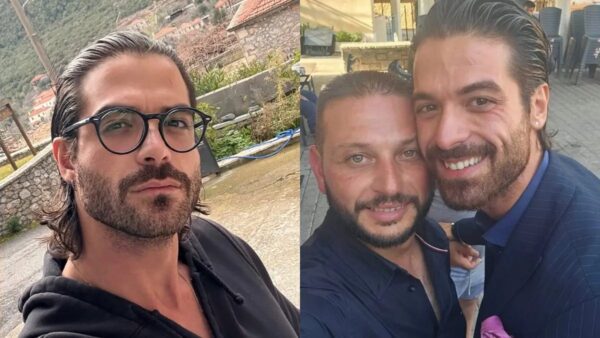 Άρης Μουγκοπέτρος με φίλο