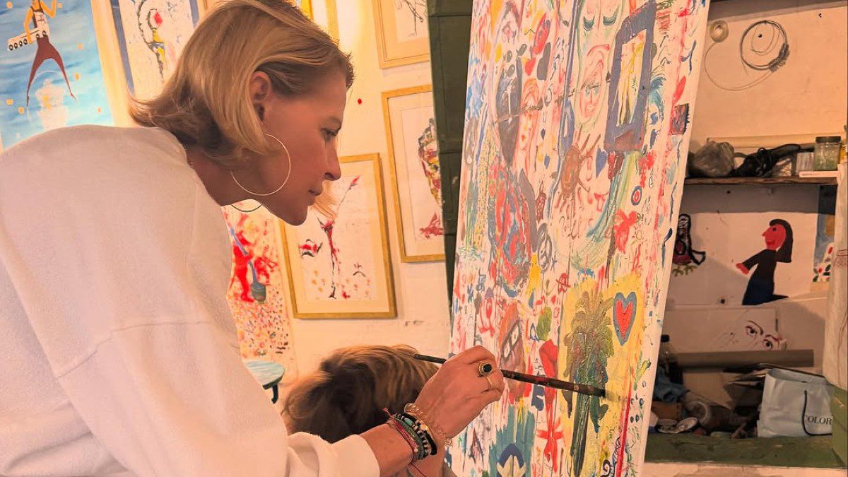 Τζένη Μπαλατσινού γιος