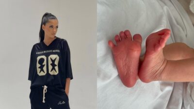 Η Αλεξάνδρα Νίκα και τα πατουσάκια του μωρού της