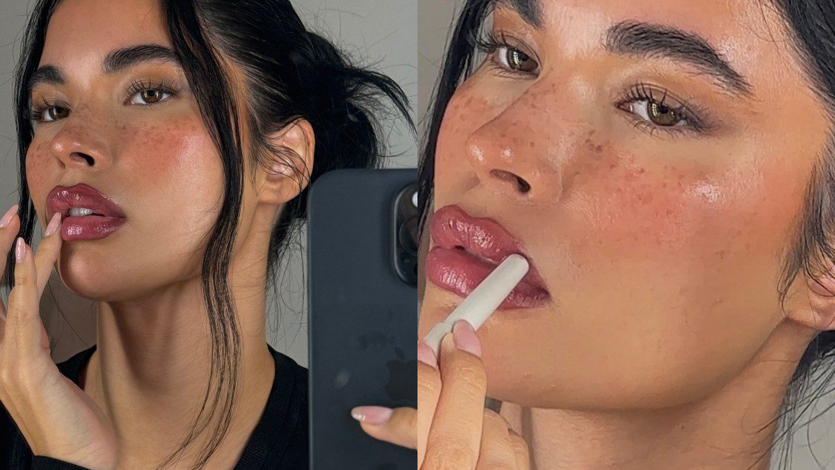 μακιγιάζ με αποχρώσεις του μωβ