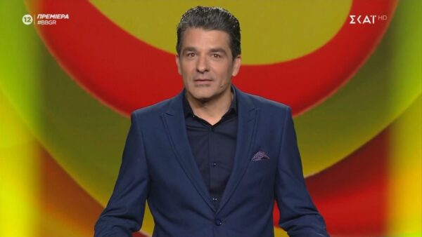 Ο Πέτρος Λαγούτης στο πλατό του big brother