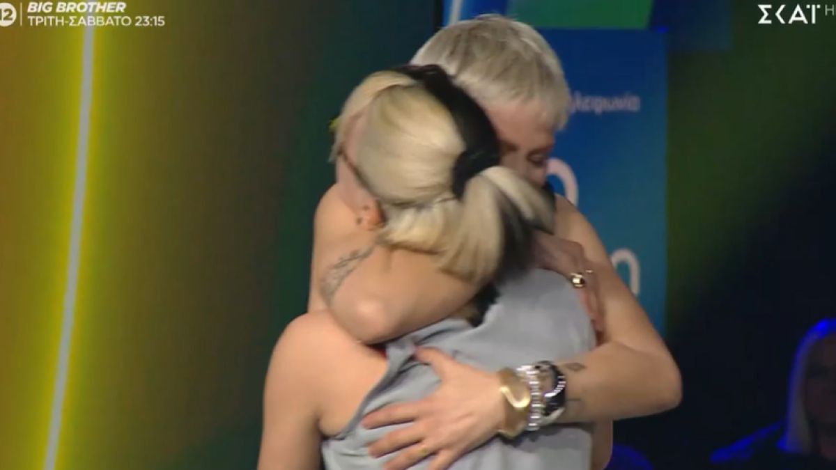 Big Brother μαμά και κόρη αποχαιρετιούνται στο πλατό