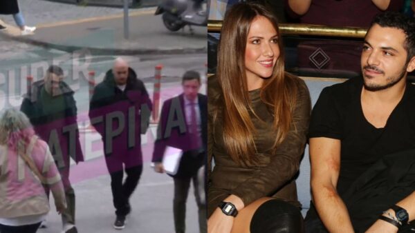 Ο Κώστας Δόξας με την πρώην σύζυγό του